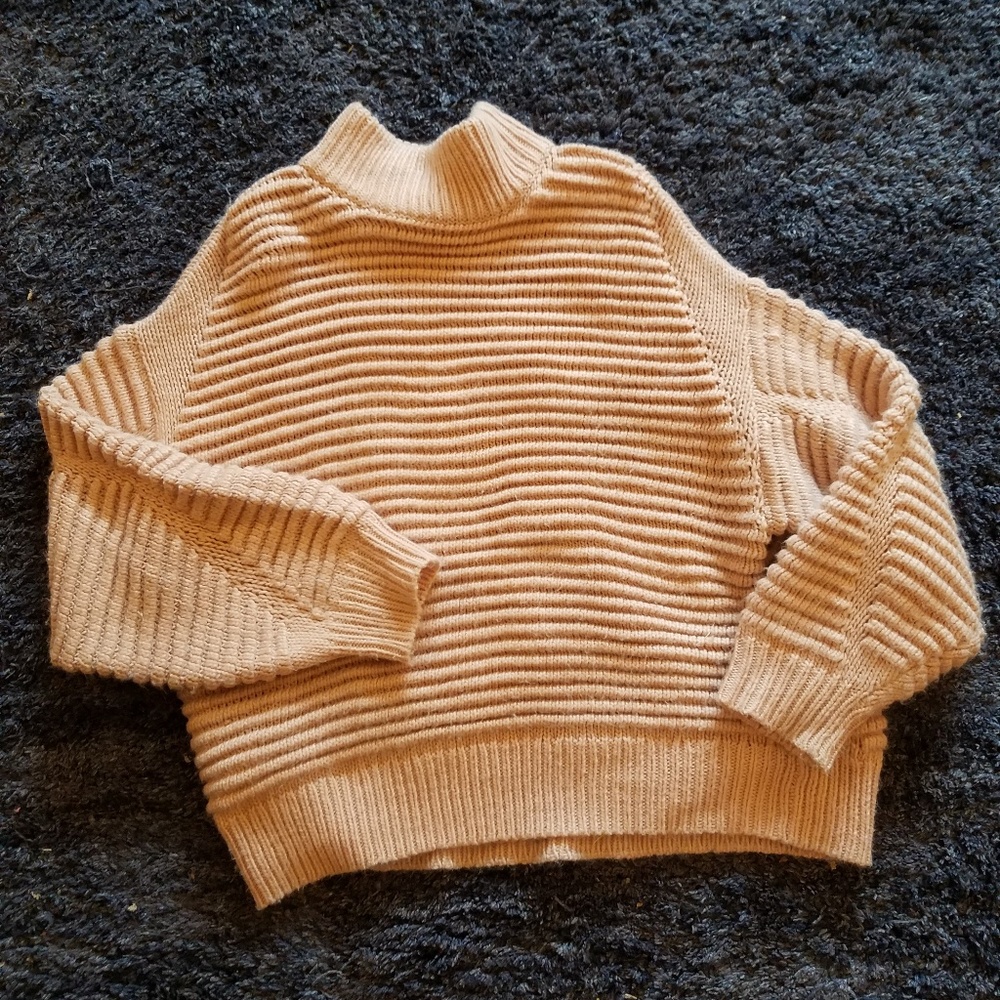 Pink H&M Textured Sweater